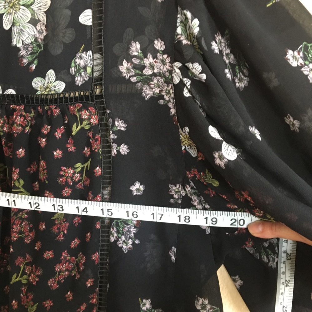 No Label Boho Sheer Blouse - Picture 4 of 7